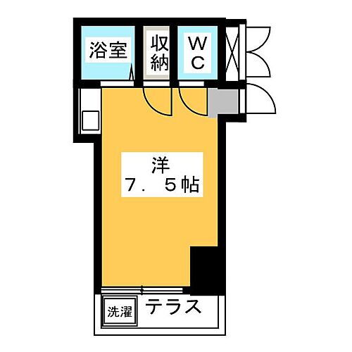 ドミール山田 1階 ワンルーム 賃貸物件詳細