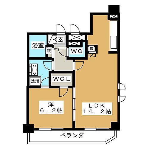 愛知県名古屋市東区葵1丁目 車道駅 1LDK マンション 賃貸物件詳細