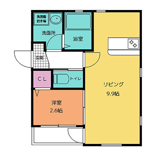 ベレッティーナ浮島 3階 1LDK 賃貸物件詳細