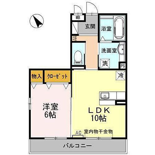 エスタリオ大樹寺 2階 1LDK 賃貸物件詳細