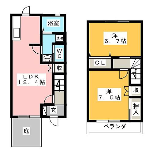 クリンゲル　Ａ棟 2LDK 賃貸物件詳細