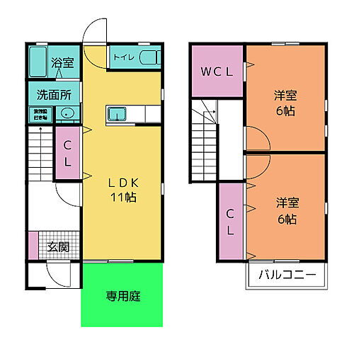 エコハウスマンション今村 2LDK 賃貸物件詳細