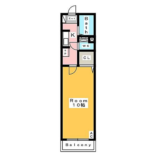 愛知県安城市大山町2丁目 安城駅 1K アパート 賃貸物件詳細