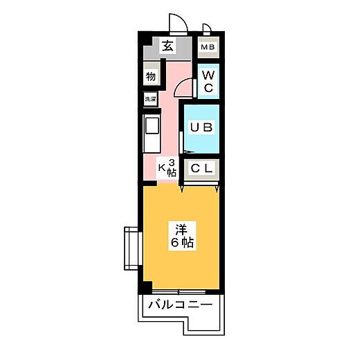 愛知県清須市春日落合 稲沢駅 1K マンション 賃貸物件詳細