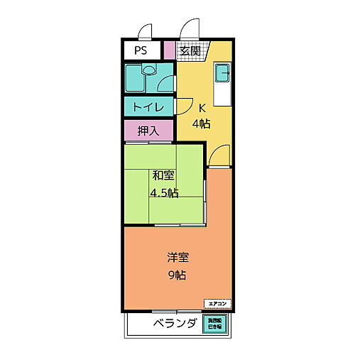 愛知県豊明市間米町榎山 中京競馬場前駅 2K マンション 賃貸物件詳細