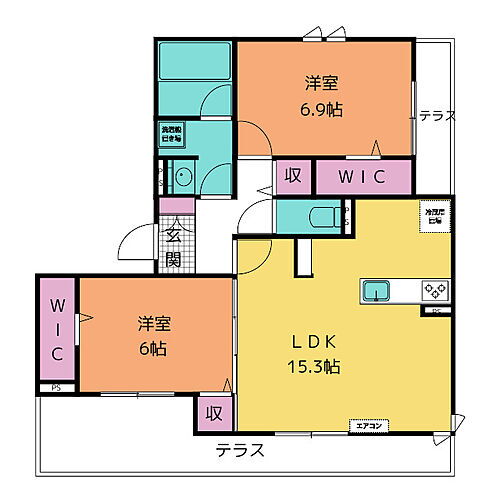 エセレンテ 1階 2LDK 賃貸物件詳細