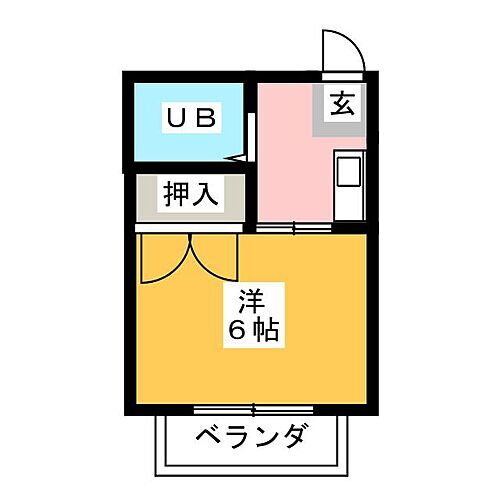 静岡県静岡市清水区中之郷2丁目 草薙駅 1K アパート 賃貸物件詳細