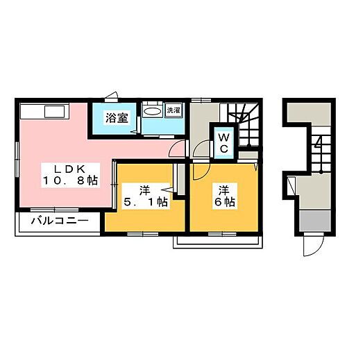 静岡県富士市岩本 竪堀駅 2LDK アパート 賃貸物件詳細