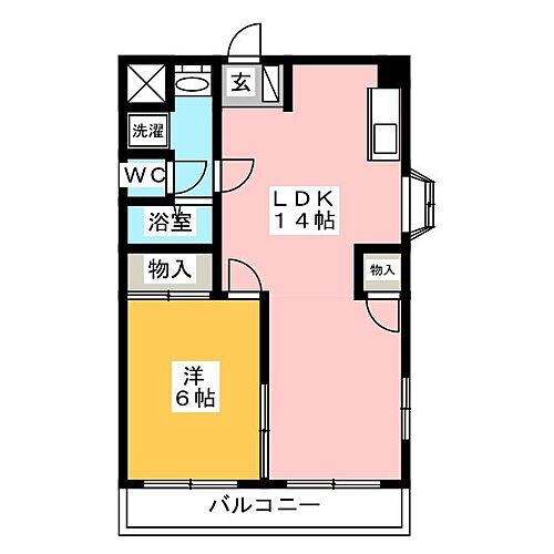 カームハイツＮＡＷＡ 2階 1LDK 賃貸物件詳細