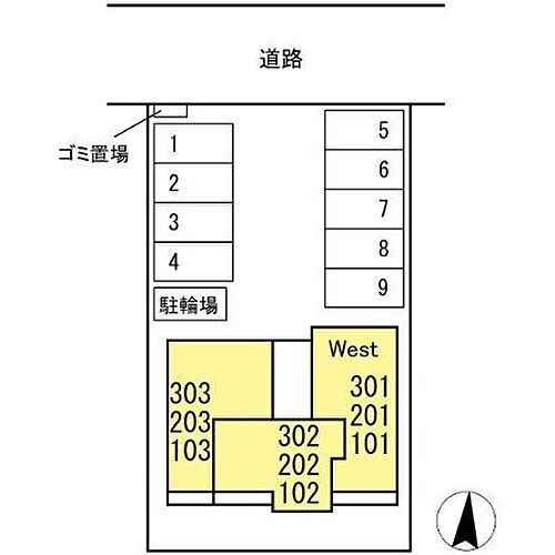 岐阜県羽島郡岐南町下印食１丁目 賃貸アパート