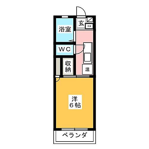 岐阜県岐阜市北柿ケ瀬 1K マンション 賃貸物件詳細