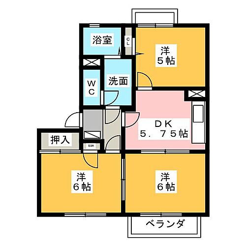 三重県四日市市八田2丁目 霞ヶ浦駅 3DK アパート 賃貸物件詳細