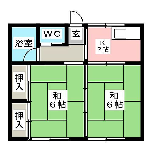 三重県伊勢市田尻町 2K アパート 賃貸物件詳細
