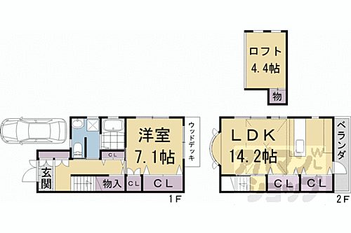京都府京都市中京区壬生松原町 賃貸一戸建て