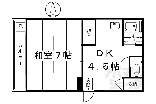 アサヒマンション 3階 1DK 賃貸物件詳細