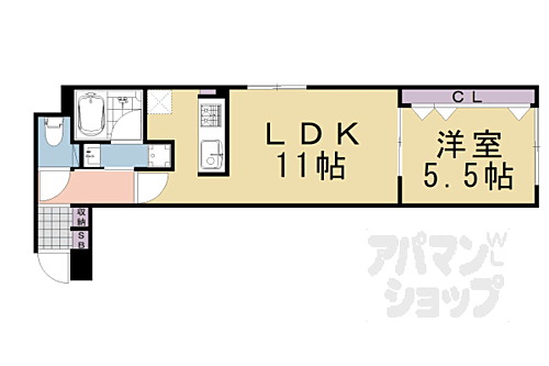 プラウ　レーヴ富小路 5階 1LDK 賃貸物件詳細