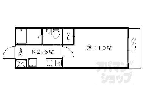 京都府京都市下京区櫛笥通丹波口下る裏片町 京都駅 1K マンション 賃貸物件詳細