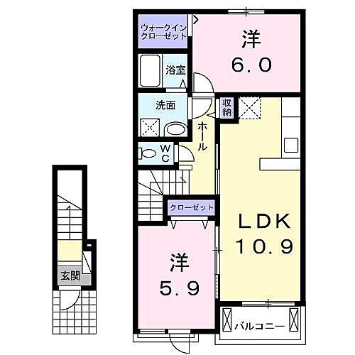 茨城県龍ケ崎市立野5071 竜ヶ崎駅 2LDK アパート 賃貸物件詳細