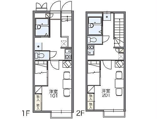 レオパレスグリーンタカタ 2階 1K 賃貸物件詳細