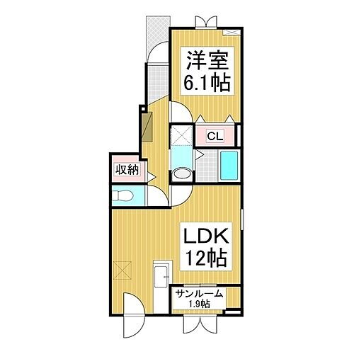 長野県須坂市大字塩川塩川町 須坂駅 1LDK アパート 賃貸物件詳細