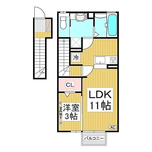 長野県長野市大字高田 長野駅 1LDK アパート 賃貸物件詳細