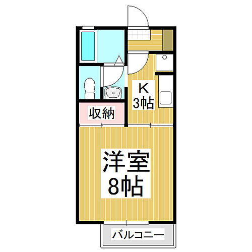 長野県長野市大字高田 長野駅 1K アパート 賃貸物件詳細