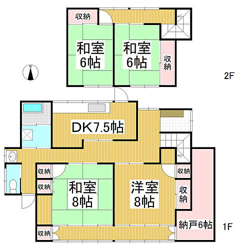 長野県長野市吉田1丁目 桐原駅 4DK 一戸建て 賃貸物件詳細