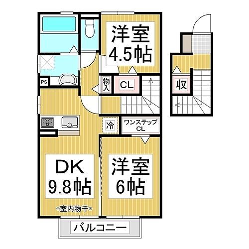 長野県長野市大字稲葉 長野駅 2DK アパート 賃貸物件詳細
