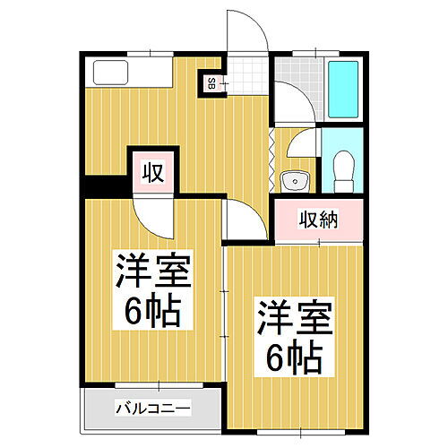 長野県松本市北深志2丁目 松本駅 2K アパート 賃貸物件詳細
