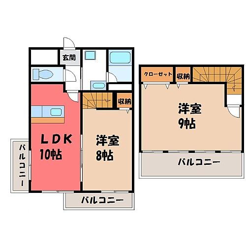栃木県宇都宮市川田町 宇都宮駅 2LDK マンション 賃貸物件詳細