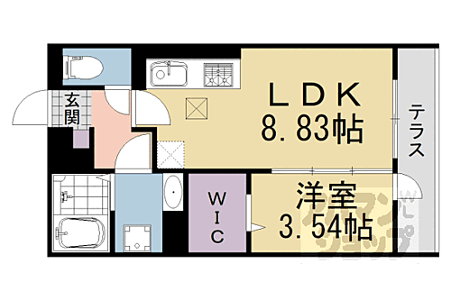 アイル京都宇治西 1階 1LDK 賃貸物件詳細