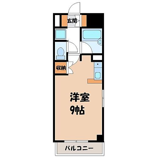 ドミール星が丘 3階 ワンルーム 賃貸物件詳細