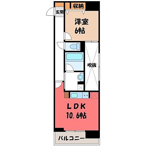 栃木県宇都宮市東宿郷4丁目 東宿郷駅 1LDK マンション 賃貸物件詳細