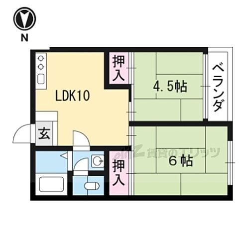 京都府京都市山科区日ノ岡夷谷町 御陵駅 2LDK マンション 賃貸物件詳細