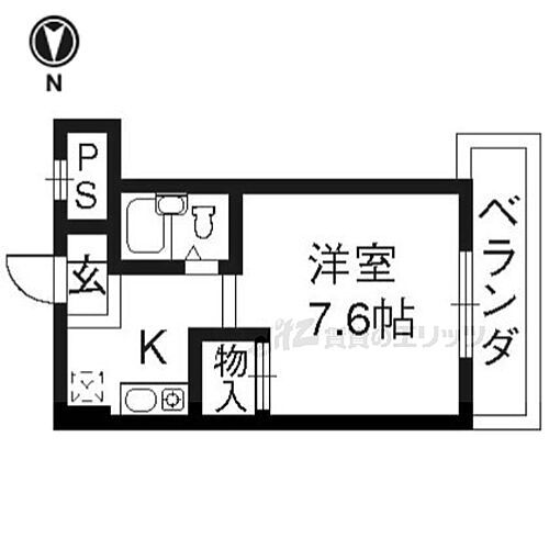 アデスト五条 3階 1K 賃貸物件詳細