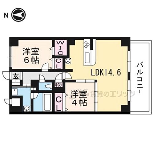 ザ・グレース京都岡崎 3階 2LDK 賃貸物件詳細