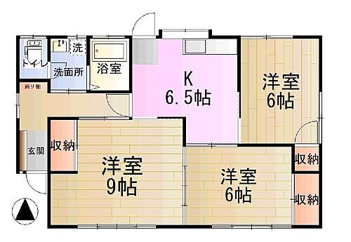 長野県長野市上野1丁目 3DK 一戸建て 賃貸物件詳細