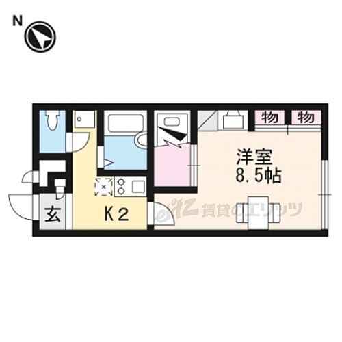 滋賀県湖南市夏見 甲西駅 1K アパート 賃貸物件詳細