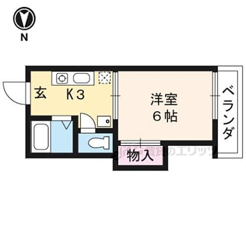 京都府京都市左京区吉田二本松町 神宮丸太町駅 1K アパート 賃貸物件詳細