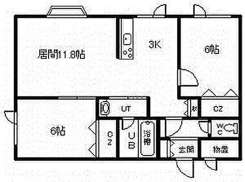 北海道旭川市永山三条３丁目 賃貸アパート