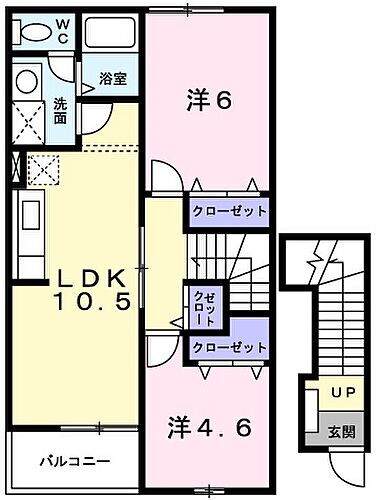 兵庫県相生市佐方1丁目 西相生駅 2LDK アパート 賃貸物件詳細