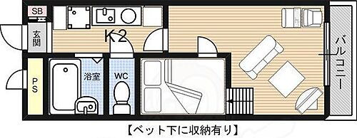 レオパレス２１マメゾン 1階 1K 賃貸物件詳細