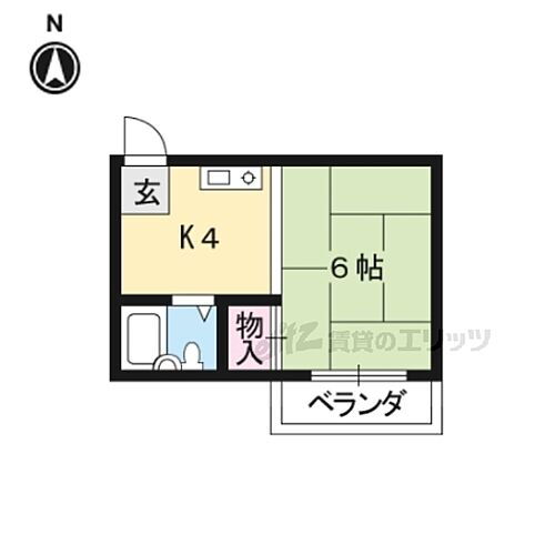 京都府京都市山科区西野山階町 山科駅 1K アパート 賃貸物件詳細