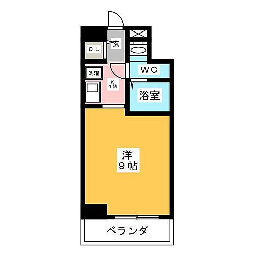 Ｌａ　Ｄｏｕｃｅｕｒ新栄 6階 1K 賃貸物件詳細
