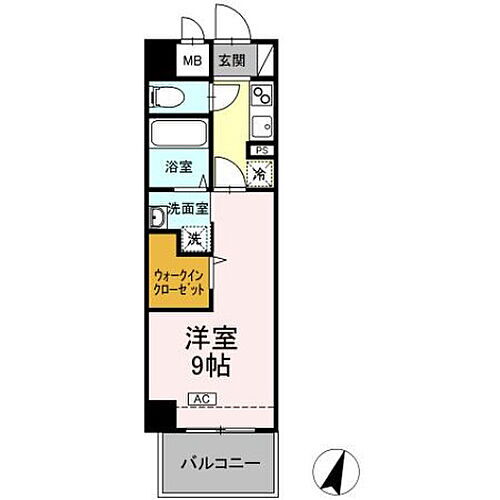 広島県福山市西町1丁目54-1 福山駅 1K マンション 賃貸物件詳細