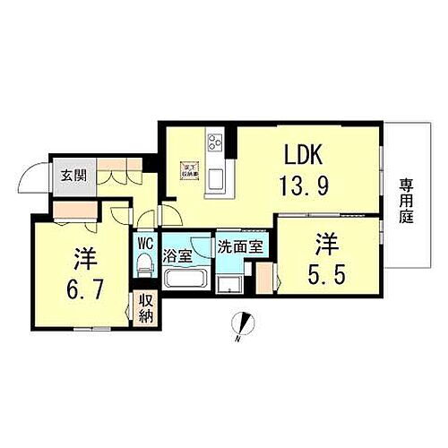 兵庫県神戸市垂水区桃山台2丁目 山陽塩屋駅 2LDK マンション 賃貸物件詳細