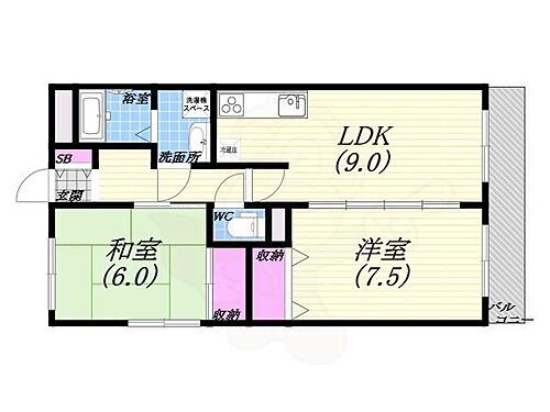 兵庫県西宮市甲子園口5丁目8番10号 甲子園口駅 2LDK マンション 賃貸物件詳細