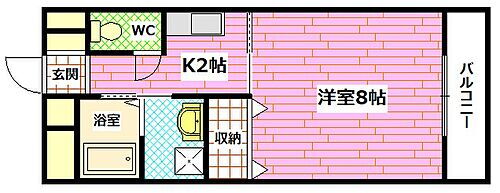 広島県広島市安芸区船越南２丁目 海田市駅 1K マンション 賃貸物件詳細