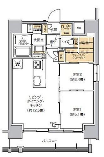 東京都港区海岸3丁目21-35 芝浦ふ頭駅 2LDK マンション 賃貸物件詳細
