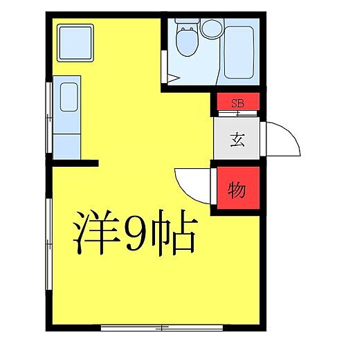 高橋アパート 3階 ワンルーム 賃貸物件詳細
